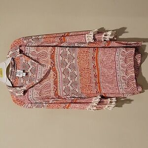 ❤️ IVY JANE TASSLE TUNIC TOP, XS